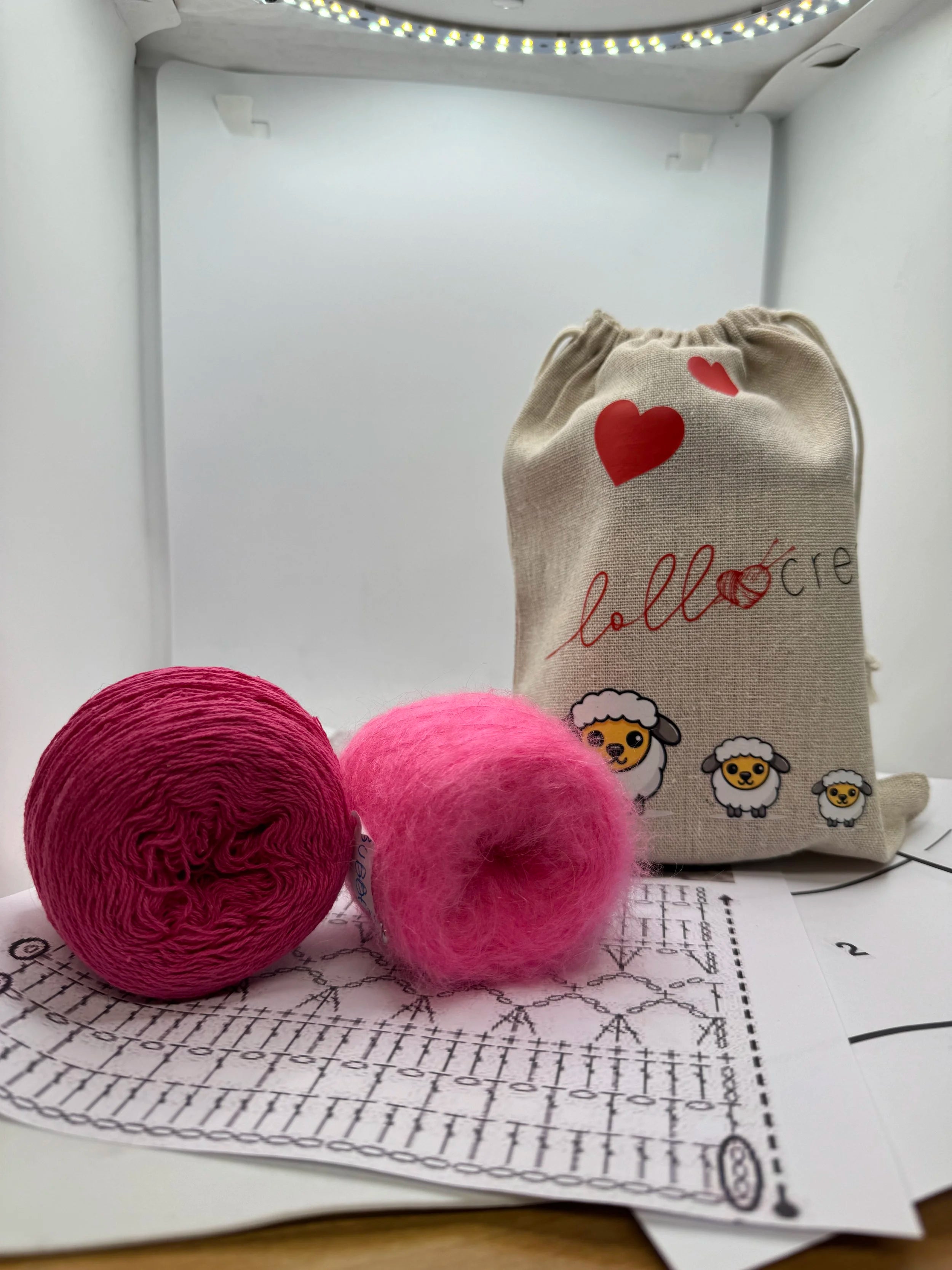 Kit "Poncho Primavera" (filato Sweety small)